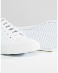 Glamorous White Patent Sneakers