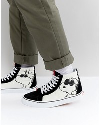 Vans X Peanuts Sk8 Hi Sneakers In White Va2xsboqu