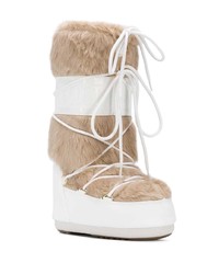 Moon Boot Contrast Drawstring Boots