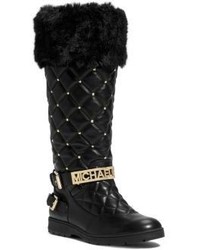 Michael Kors Michl Kors Essex Embellished Quilted Leather Boot