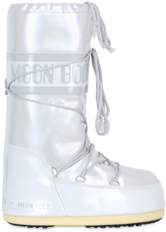 Moon Boot Shiny Nylon Waterproof Snow 