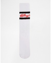 Asos Brand Tube Style Socks 5 Pack With Kelloggs Cereal Design