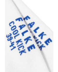 Falke Cool Kick Set Of Three Cotton Blend Socks White