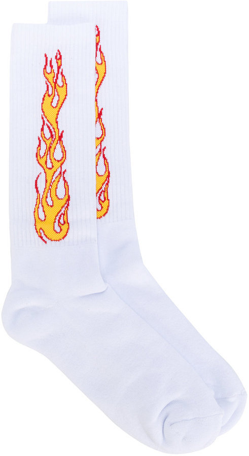 Palm Angels Flame Socks, $52 | farfetch.com | Lookastic