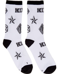 Kokon To Zai Ktz White Logo Socks