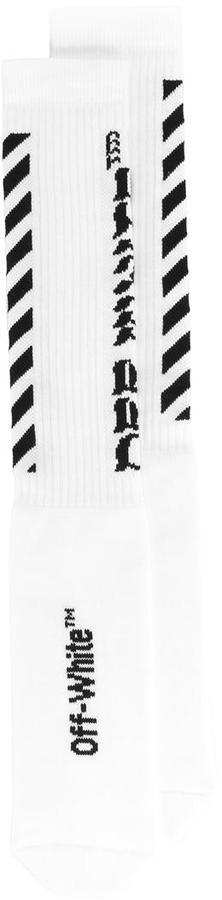 Forgænger til stede skat Off-White Diagonals Socks, $63 | farfetch.com | Lookastic