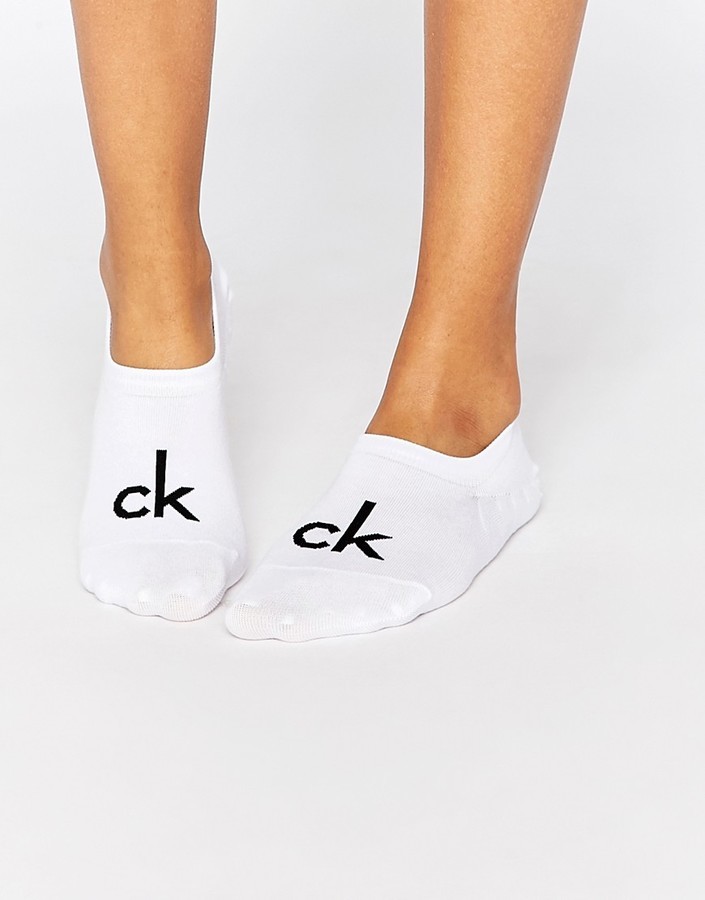 Calvin Klein Retro Logo Liner Socks, $4 | Asos | Lookastic