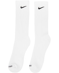 Nike Six Pack White Everyday Plus Socks