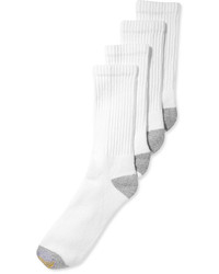 Gold Toe Socks Athletic Cushioned Crew 4 Pack Only At Macys
