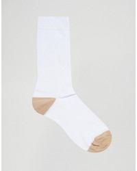 Asos Socks With Pink Heel Toe 7 Pack
