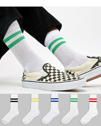 ASOS DESIGN Sports Style Socks 5 Pack