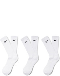 Nike Three Pack Cotton Blend Socks