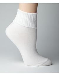 Hue Topia Turncuff Ankle Socks Panty Hose