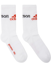 Gosha Rubchinskiy White Adidas Originals Edition Sport Socks