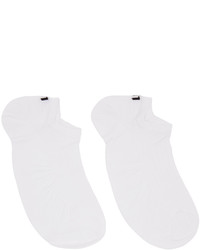 11 By Boris Bidjan Saberi White Ankle Sport Socks