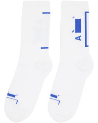 A-Cold-Wall* White Bracket Socks