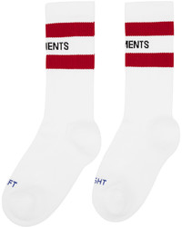 Vetements White Iconic Socks
