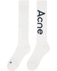 Acne Studios White Knee High Socks