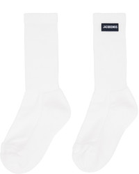 Jacquemus White Les Chaussettes Lenvers Socks