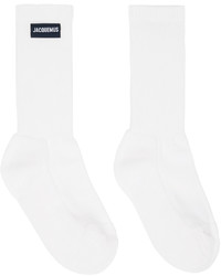 Jacquemus White Les Chaussettes Lenvers Socks