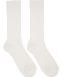 Lady White Co White Organic Cotton Socks