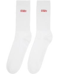 032c White Remove Before Sex Socks