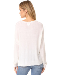 Sundry Star Patches Crew Neck Sweater