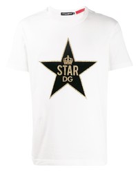 Dolce & Gabbana Dg Star Print T Shirt