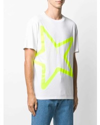 Golden Goose Neon Star Print T Shirt