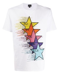 Just Cavalli Start Print T Shirt