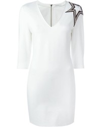 White Star Print Dress