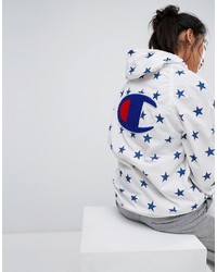 Champion Pull Over Jacket With All Over Star Print