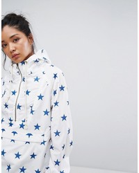 Champion Pull Over Jacket With All Over Star Print