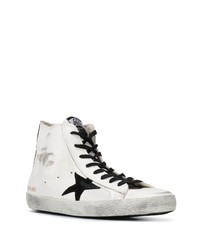 Golden Goose High Top Distressed Finish Sneakers