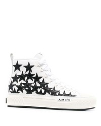 Amiri Star Patch High Top Sneakers