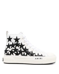 Amiri Star Print Hi Top Sneakers