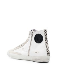 Golden Goose Superstar Zebra Print Sneakers