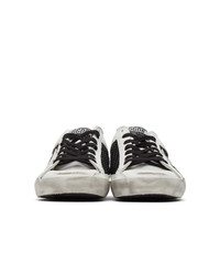 Golden Goose Black And White Mesh Sneakers