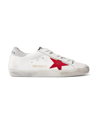 Golden Goose Deluxe Brand Distressed Leather Sneakers