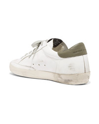 Golden Goose Deluxe Brand Distressed Med Leather Sneakers