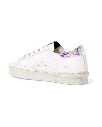 Golden Goose Deluxe Brand Hi Star Distressed Leather Sneakers