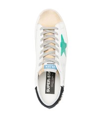 Golden Goose Super Star Distressed Leather Sneakers