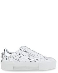 Tyler Star Perforated Leather Sneakers