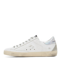 Golden Goose White And Black Sneakers