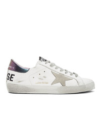 Golden Goose White And Grey Sneakers