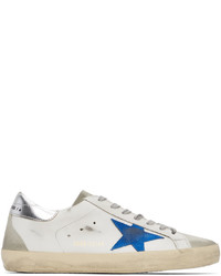 Golden Goose White Grey Super Star Sneakers