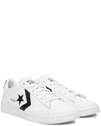 Converse White Pro Leather Sneakers