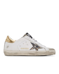 Golden Goose White Spotted Sneakers
