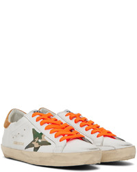 Golden Goose White Super Star Classic Low Top Sneakers