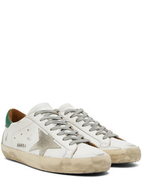 Golden Goose White Super Star Classic Low Top Sneakers